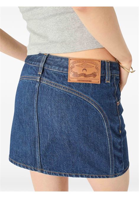 gonna zipped donna blu MARINE SERRE | WSK135ARDEN0002BL80